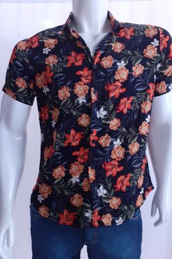 Camisa Masculina Six One Manga Curta Estampa
