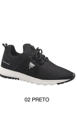 Sapatênis Cavalera Trainer Cor Preto