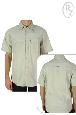 Camisa em Sarja MC Slim R Sete