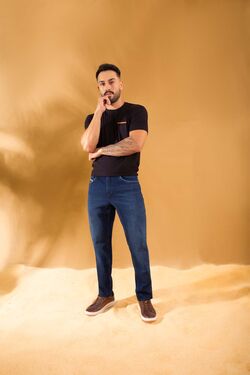 Calça Jeans Masculina Plus Size Skinny - 47923