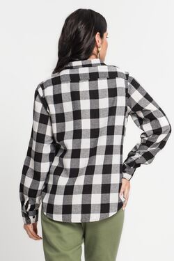 Camisa Feminina Xadrez Blue Rose - 51354