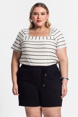 Shorts Feminino Plus Size Secret - 51464