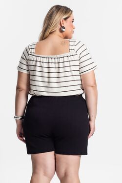 Shorts Feminino Plus Size Secret - 51465