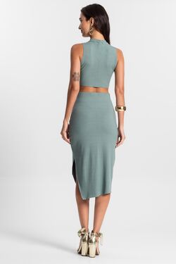 Conjunto Midi com Cropped Ko Essernciais - 51483