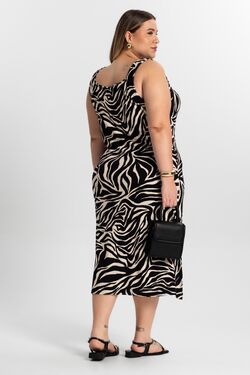 Vestido Midi Plus Size Secret Glam - 51498