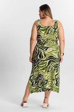 Vestido Midi Plus Size Secret Glam - 51506