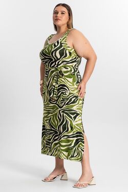 Vestido Midi Plus Size Secret Glam - 51507