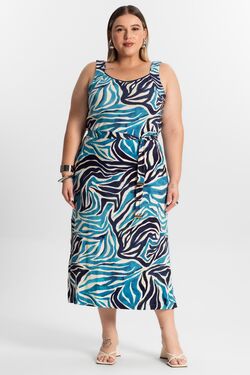 Vestido Midi Plus Size Secret Glam - 51512