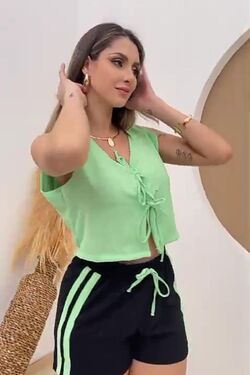 Conjunto Blusa e Shorts Fitwell