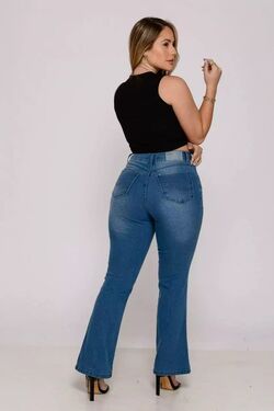 Calça Jeans Feminina  Petit Flare Shiros
