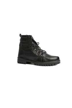 Bota Masculina de Couro Adventure Preta - 52043