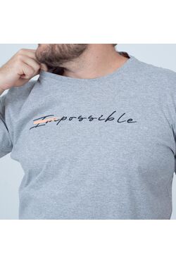Camiseta Plus Size Impossible You Size