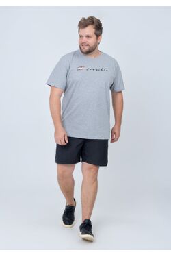 Camiseta Plus Size Impossible You Size - 52166