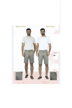 Bermuda Sarja Tradicional Plus Size Preto Muito Mais - 52223