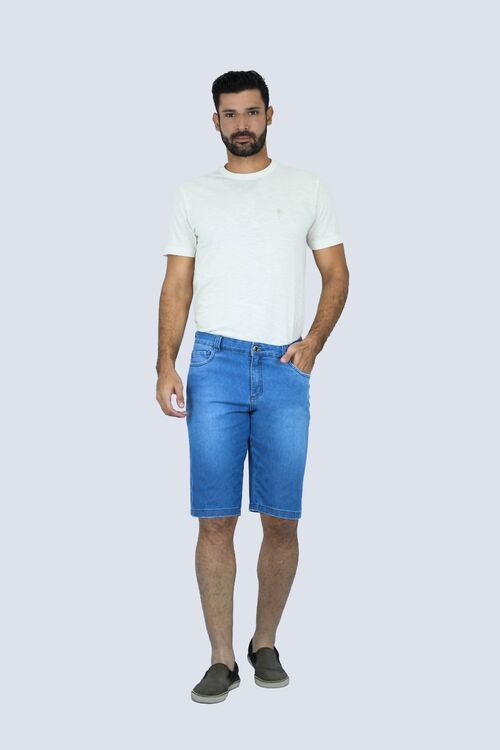 Bermuda Jeans Plus Size Muito Mais