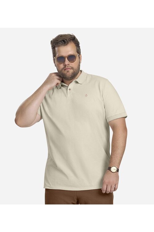 Camisa Polo Plus Size Algodão Diametro