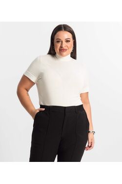 Blusa Plus Size Gola Alta Secret
