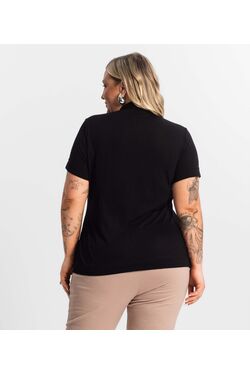 Blusa Plus Size Gola Alta Secret - 52308