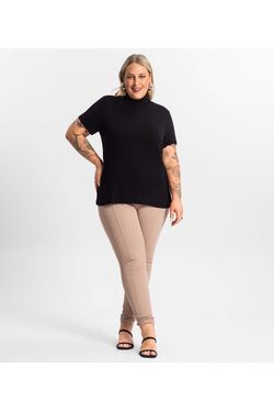 Blusa Plus Size Gola Alta Secret - 52309