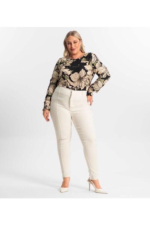 Calça Bengaline Plus Size Secret