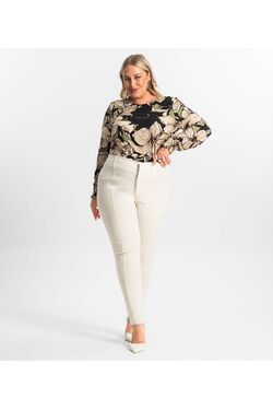 Calça Bengaline Plus Size Secret - 52334