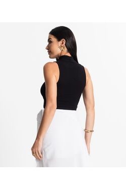 Regata Slim Gola Alta Canelada Rovitex - 52337