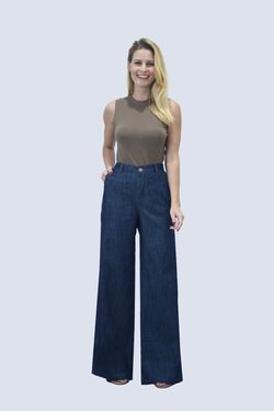 Calça Wide Leg Sport Fino Muito Mais
