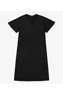 Vestido Midi Viscose Maquinetada Plus Size Secret - 52468