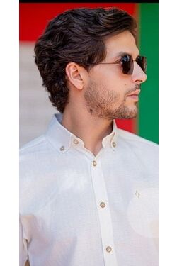 Camisa Maquinetada MC Botão na Gola Rosa Caw  - 47133