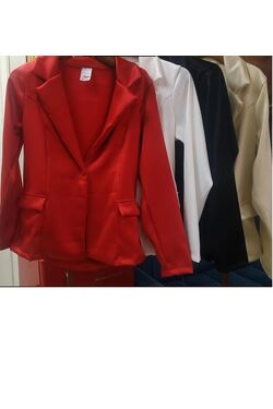 Blaser Feminino Acetinado Preto FitWell - 51587