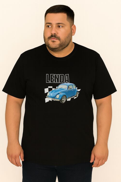Camiseta Plus Size Lenda Azul Thoux