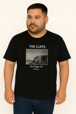 Camiseta Plus Size Cliffs Thoux