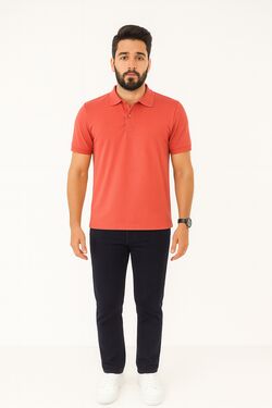 Camisa Polo Piquet Goiaba La Rossi 