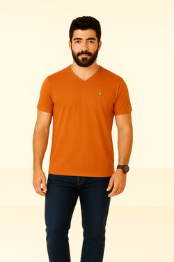 Camiseta Slim Gola V  Até Xg La Rossi