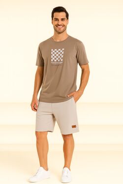 Camiseta Slim Thoux 100% Algodão – Estampa Desconhecido – Masculina