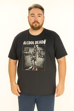 Camiseta Plus Size Thoux 100% Algodão – Estampa Dead – Masculina