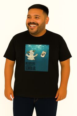 Camiseta Plus Size Thoux 100% Algodão – Estampa Beervana – Masculina