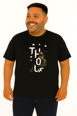Camiseta Plus Size Thoux 100% Algodão – Estampa - Fusca – Masculina