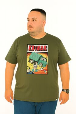 Camiseta Plus Size Thoux 100% Algodão – Estampa Crazy – Masculina