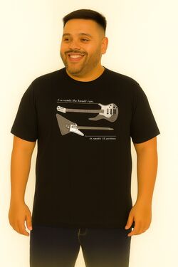 Camiseta Plus Size Thoux 100% Algodão – Estampa Guitar – Masculina