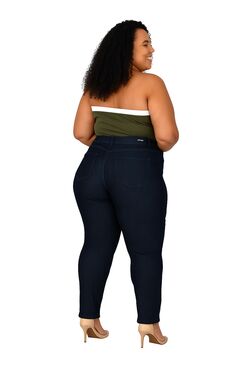 Calça Skinny Jeans Plus Size Até 58 – Muito Mais – Blue Sem Lavagem - 53030