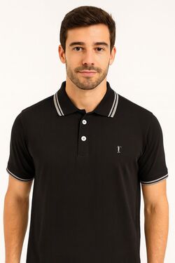 Polo Masculina Headplay Meia Malha 100% Algodão – Sem Bolso