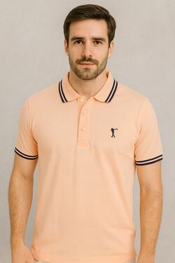 Polo Masculina Headplay Meia Malha 100% Algodão – Sem Bolso