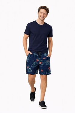 Shorts Tactel Masculino Estampado Folhagem Rovitex – Moda Praia com Conforto