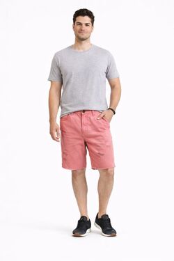 Bermuda Masculina Tradicional em Sarja Salmão Médio – LR