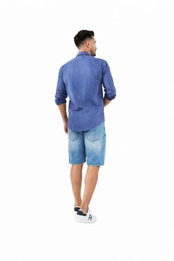 Bermuda Jeans Skinny Plus Size Claro Size – Conforto com Elastano - 53430