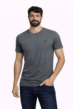 Camiseta Masculina Plus Size Comfort Fit Six One Mescla – Algodão