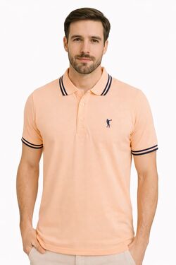 Polo Masculina Headplay Meia Malha 100% Algodão – Sem Bolso