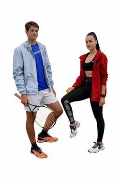 Jaqueta Corta Vento Unissex com Capuz CAW Vinho Zíper Frontal