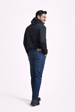 Calça Jeans Masculina Rider Semi Skinny Lee Azul Eco Sustentável - 53803